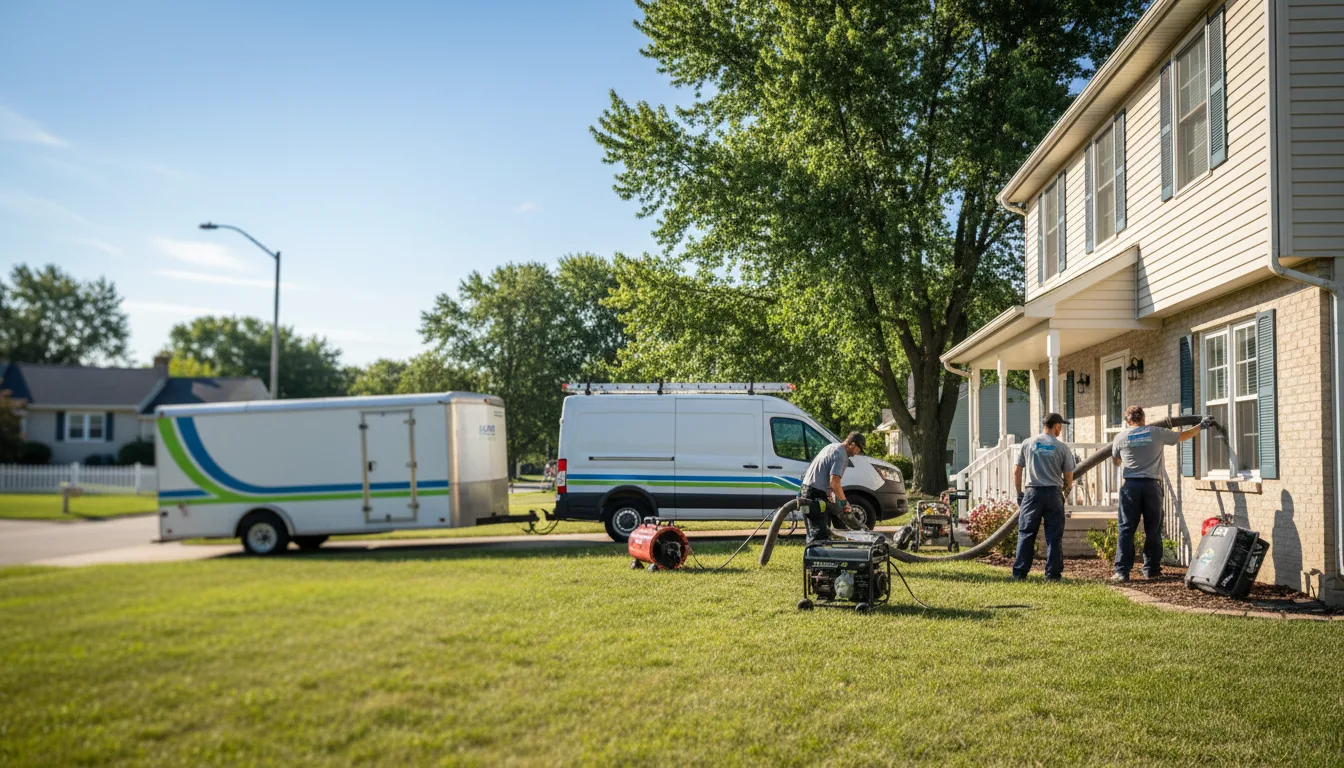 Flooded Basement Restoration And Cleanup With Repair in Lidgerwood, ND near me